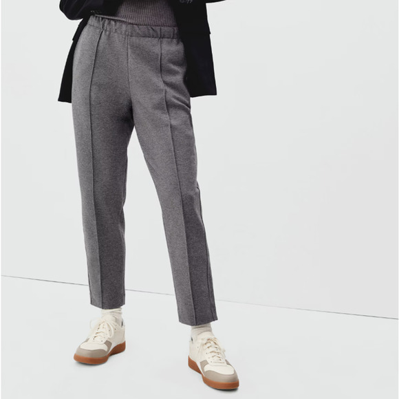 Everlane Womens The Dream Pants XS Heathered Charcoal Grey NWT - Picture 1 of 9